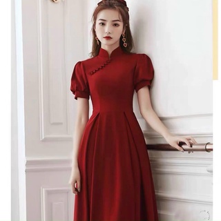 Red hot sale dress shopee