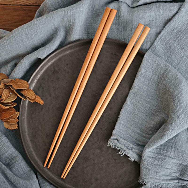 Wooden Chopsticks Japanese Style Wood Chopstick Set Reusable Wood