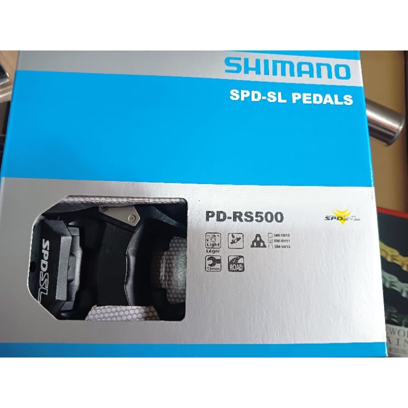 shimano rs 500 cleats pedal legit with attachement | Shopee Singapore