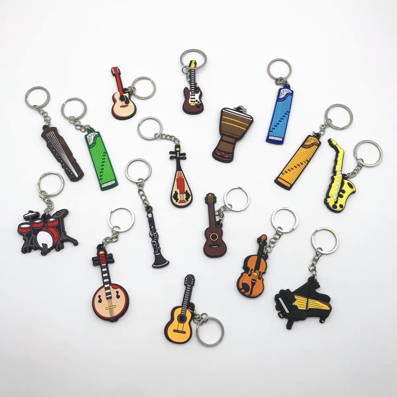 Musical Instruments Keychain Rubber Novelty Musical Item Shopee Singapore