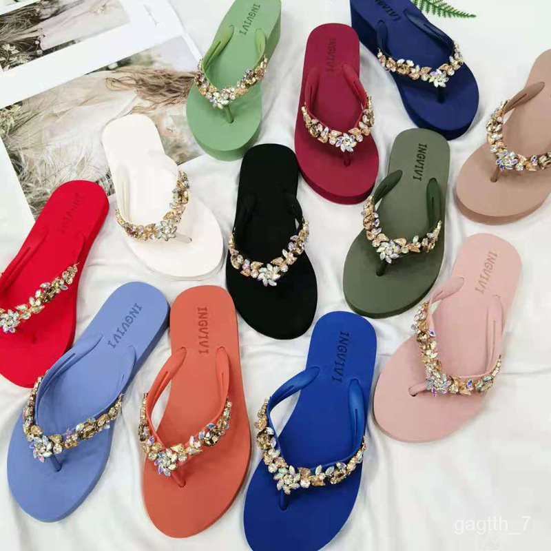 Glitter hot sale slides shoes