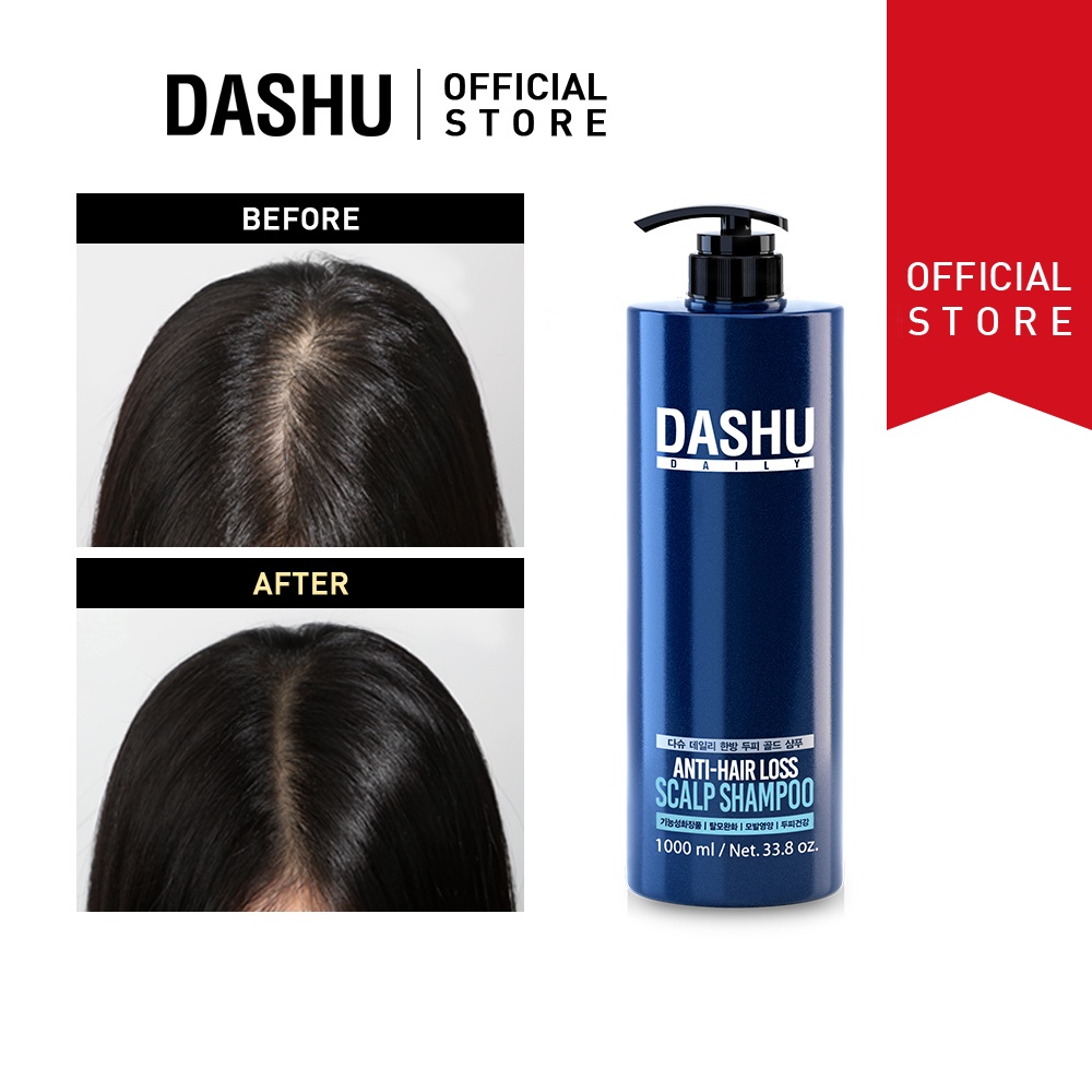 DASHU Daily AntiHair Loss Scalp Shampoo (500ml / 1000ml) Shopee Singapore
