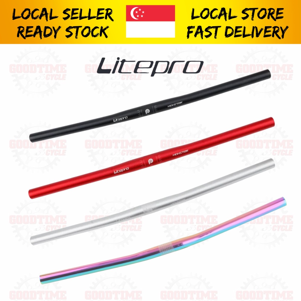 Litepro Monster Handlebar Aluminium Straight Bar S Bar 25.4x580mm Folding Bike Accessories