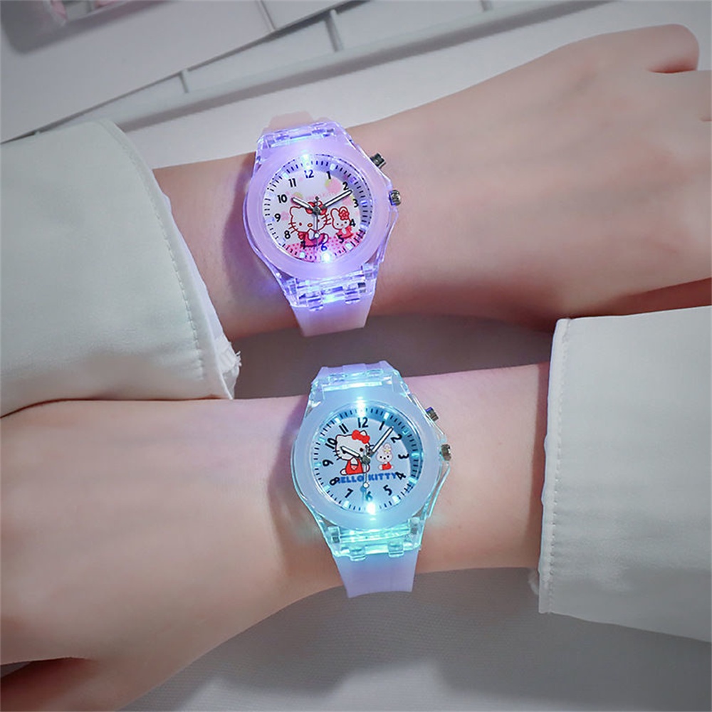 2024 New Frozen Princess Elsa Anna Pattern Children LED Light Kids