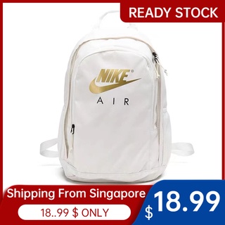 Nike backpacks outlet white and gold