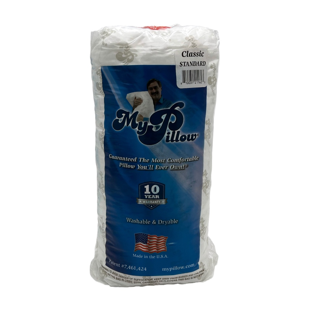 MyPillow Classic Standard MyPillow Pillow with Medium Fill White Suitable for Everyone 45 75kg Shopee Singapore