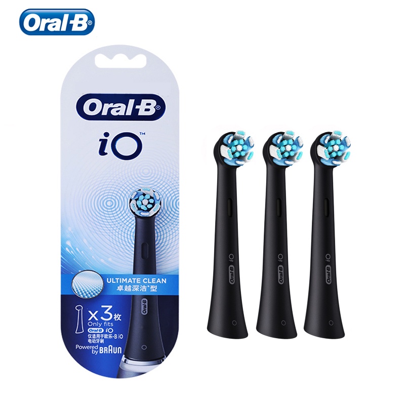 Oral-B IO Ultimate Clean Replacement Electric Toothbrush Heads Refill ...