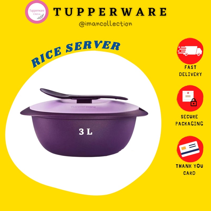 Tupperware Rice Container 1 pc/ | Shopee Singapore