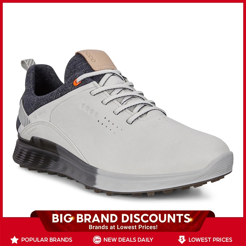 ECCO SThree Men's Nailless Golf Shoes GORETEX 100 Waterproof Anti