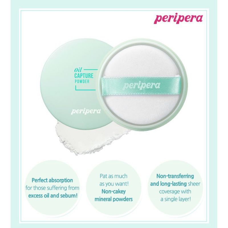 Peripera Oil Capture Powder Preloved Loose Powder | Shopee Singapore
