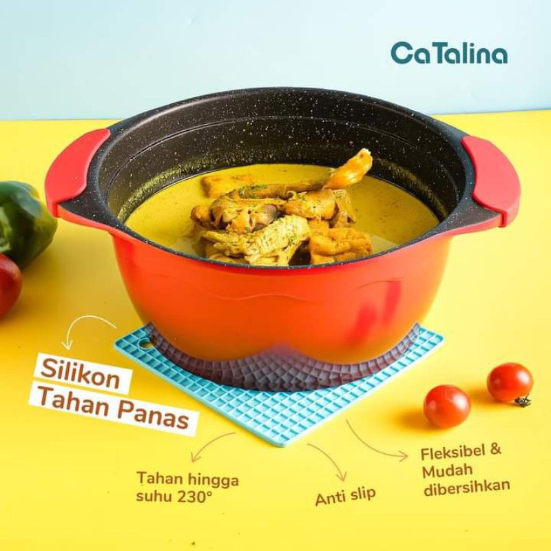 Tatakan Panci Silikon Anti Panas Anti Slip