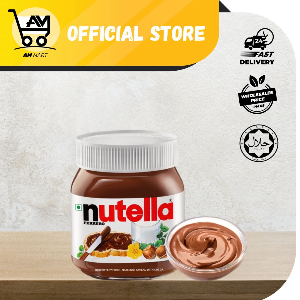 RAYA Nutella hazelnut spread 200g 350g 680g (HALAL) | Shopee Singapore