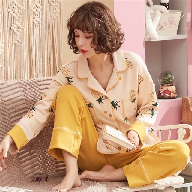 The Pineapple Pajamas (Designed by Korea) | Shopee Singapore