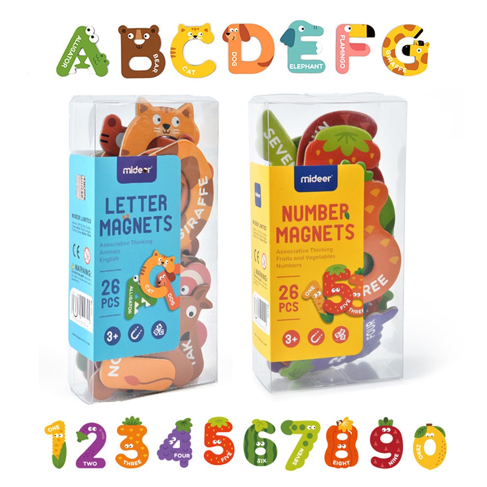 Mideer Letter Number Kids Magnets Magnetic Fridge Magnet