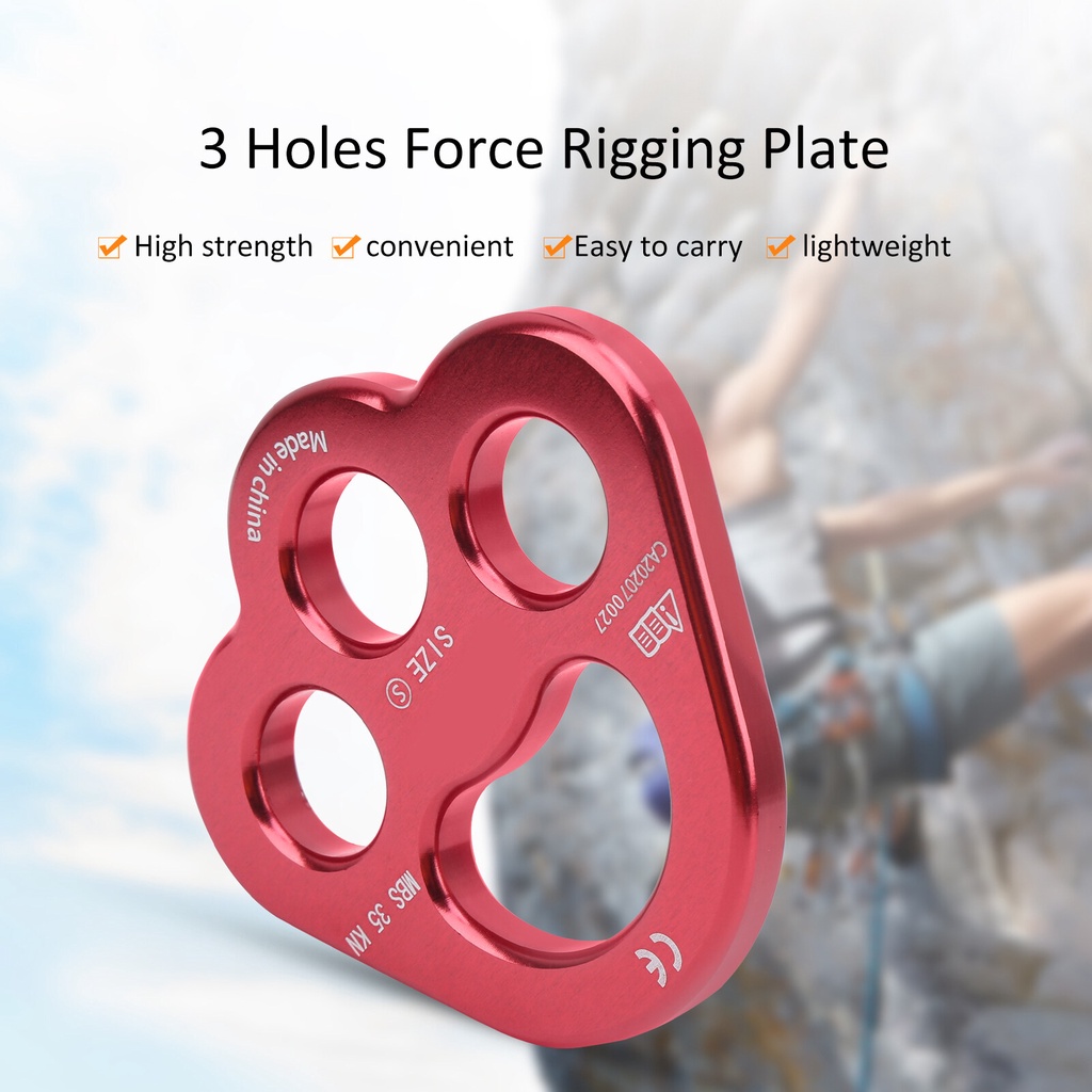 Nd+Camnal Rope 3 Holes Rigging Plate Anchor Divider Finger Force ...