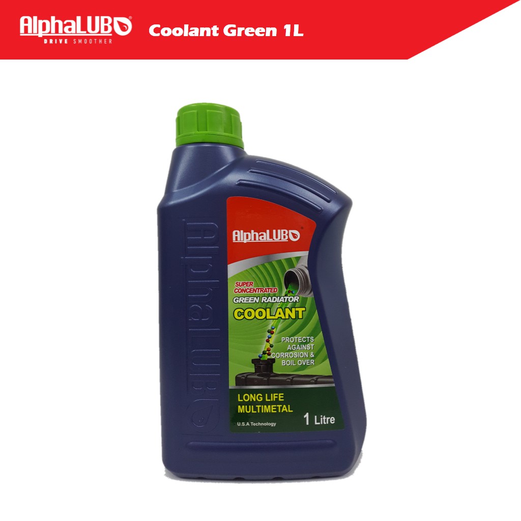 AlphaLUB Green Radiator Coolant (1L) Shopee Singapore