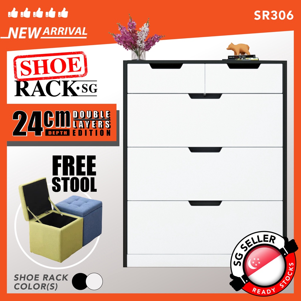 Ready assembled clearance shoe cabinet