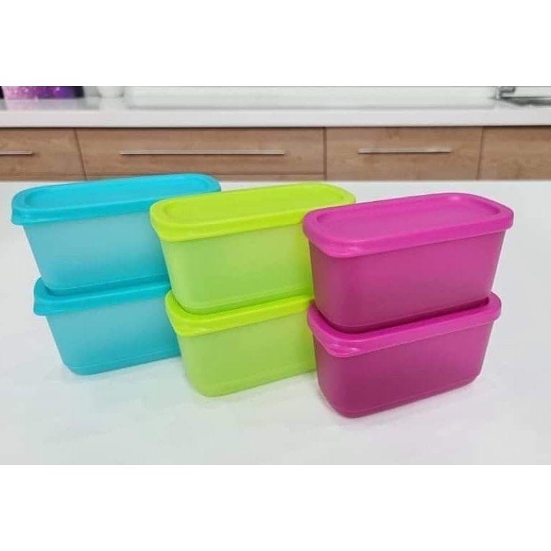 Tupperware Cubix Mini Rectangular 250ml (1 unit) Airtight Container ...