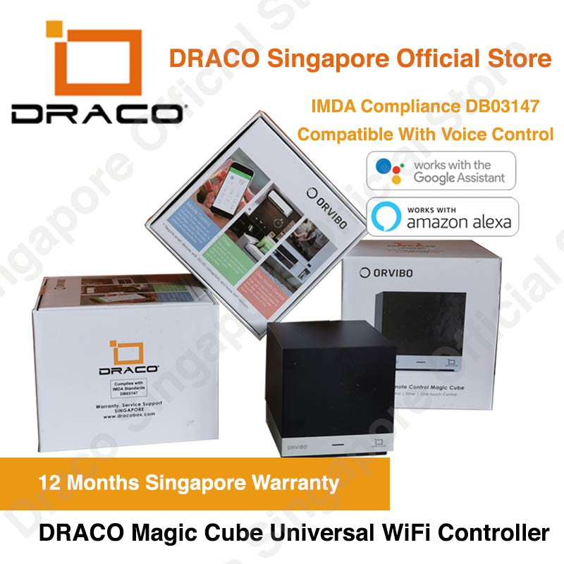 Draco Magic Cube WIFI IR Remote Controller Switch | Shopee Singapore
