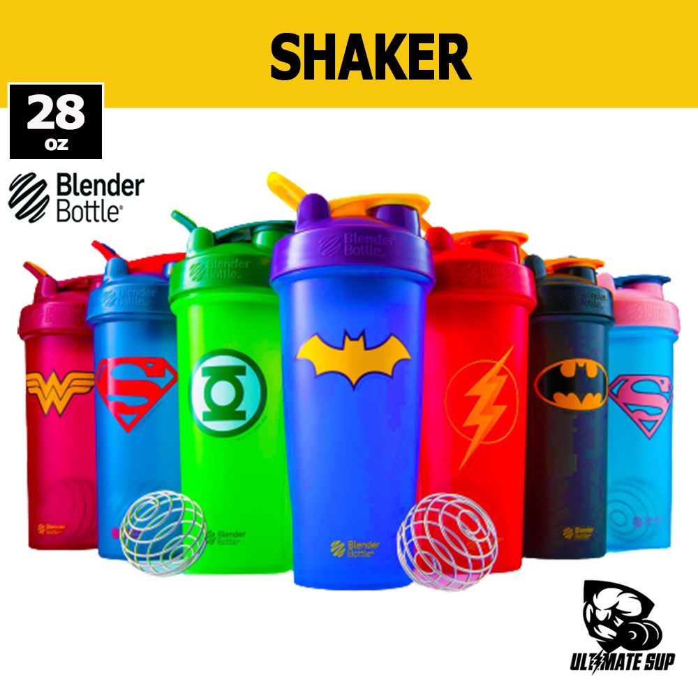 DC Comics Blender Ball Bottles Batman Superman Wonder Woman store Flash 28 oz Classic