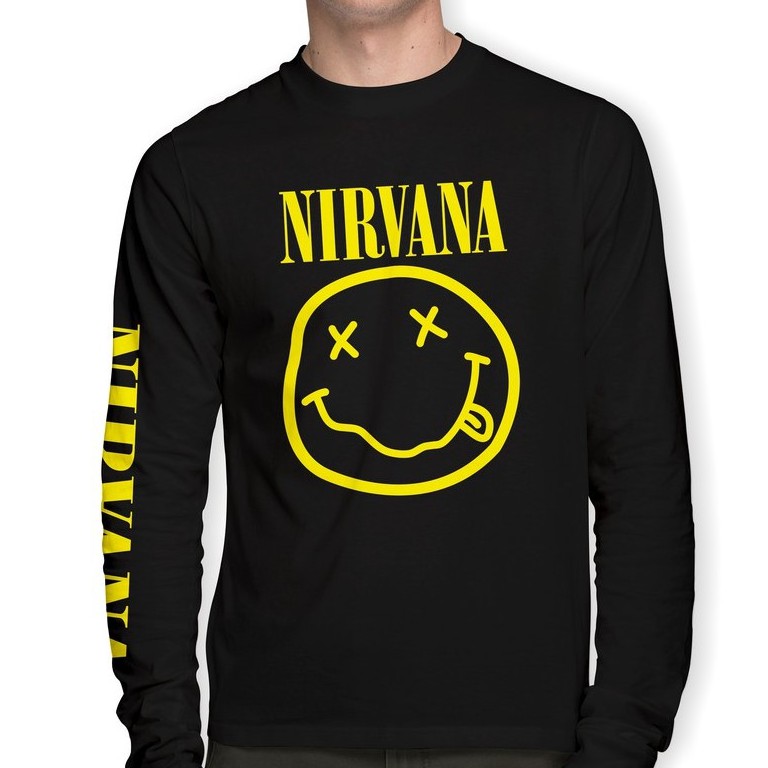 Nirvana long hotsell sleeve t shirt