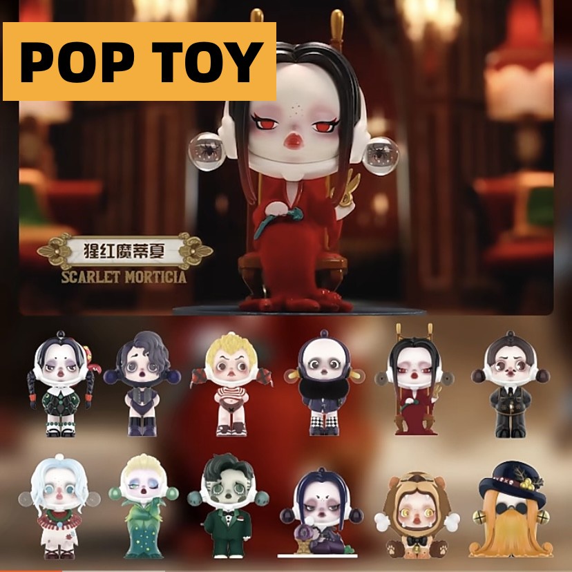 Genuine】Skullpanda x Addams Family Series Blind box doll