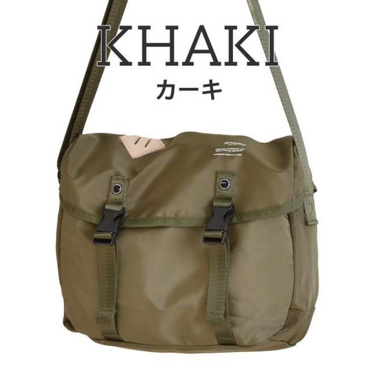 Sanskrit Anello Logo Print Nylon Messenger Bag S MINI size AT