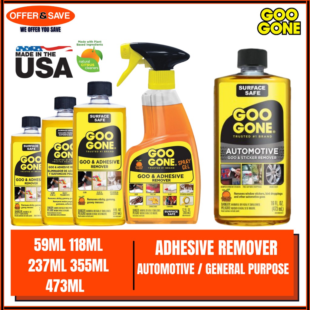 GOO GONE Original Goo & Adhesive Remover Automotive And General Purpose