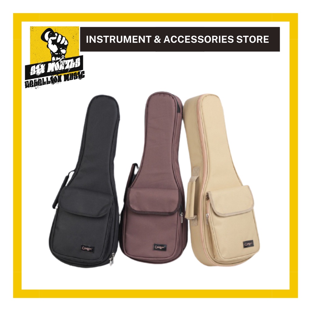 [SMR] Longteam Ukulele Double Strap Bag 15mm Thick Case and Soft Wall