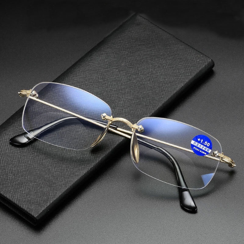 PTQ AntiBlue Light Bifocal Reading Glasses Both Far and Near