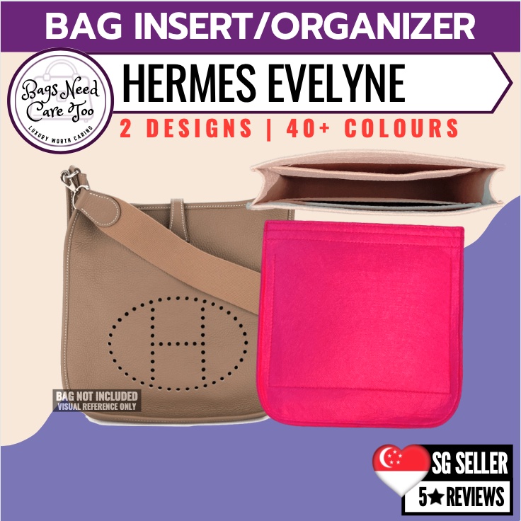 Hermes evelyne bag organizer clearance