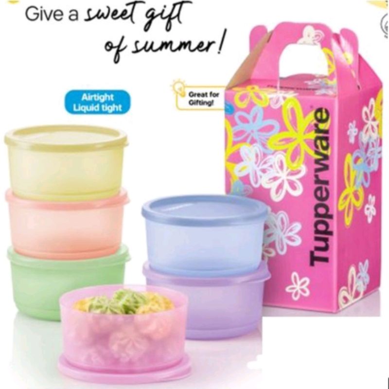 Tupperware Summer Fresh Round (6pcs) 530ml | Shopee Singapore