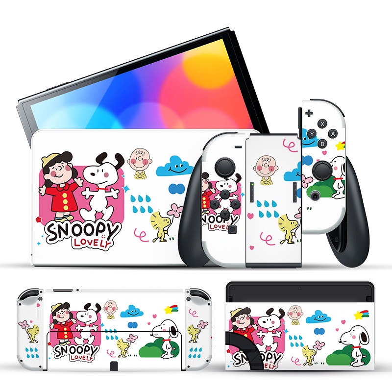 OLED Protective Film NS Cartoon Sticker for Nintendo Switch Oled Paper ...