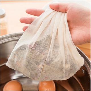 100pcs Drawstring Non-woven Fabric Empty Tea Bags, Brine Bags