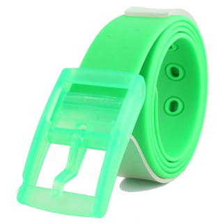 OLD silicon clear belt green