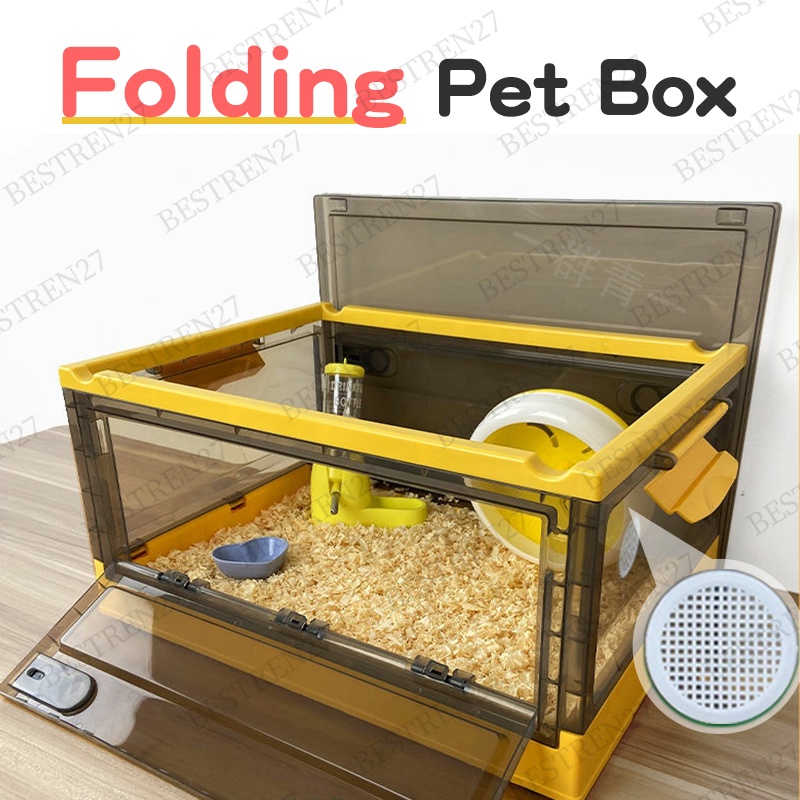 ready stock Pet Insulation Box Hamster Cage Gecko Hedgehog Hermit Crab