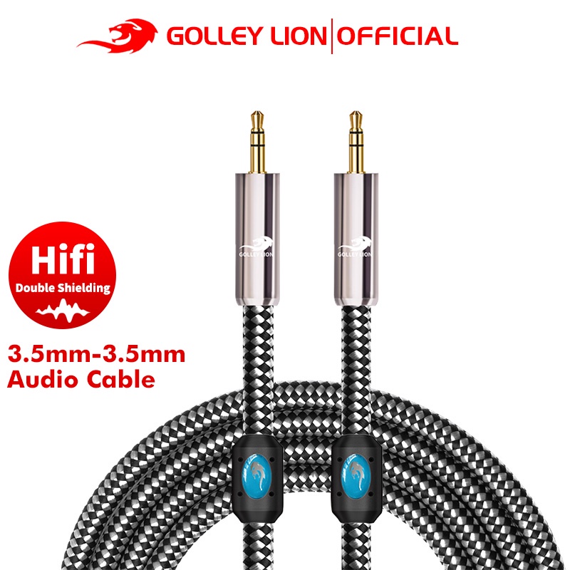 GOLLEY LION 3.5mm Jack AUX Cable Male to Male Stereo Audio Cable for ...