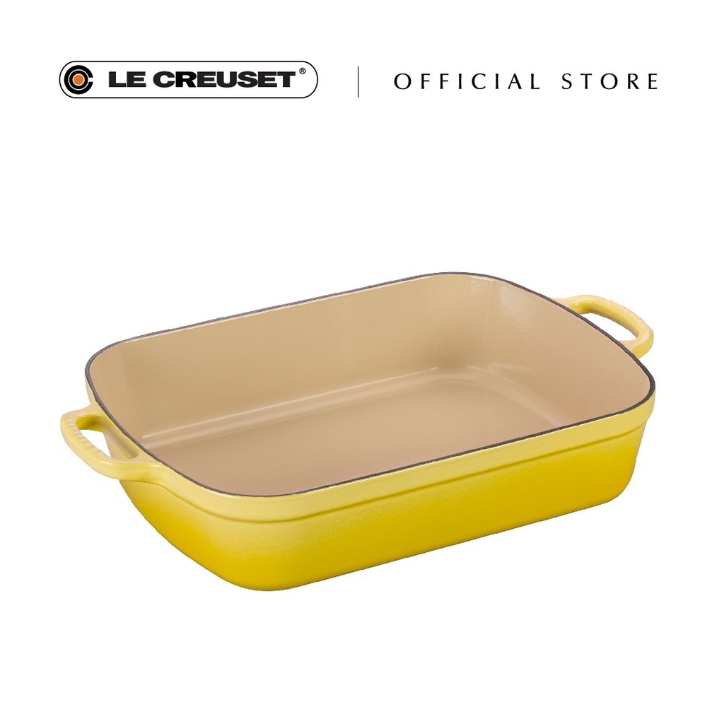 Le Creuset Signature Roasting Pan Soleil (37cm) Shopee Singapore