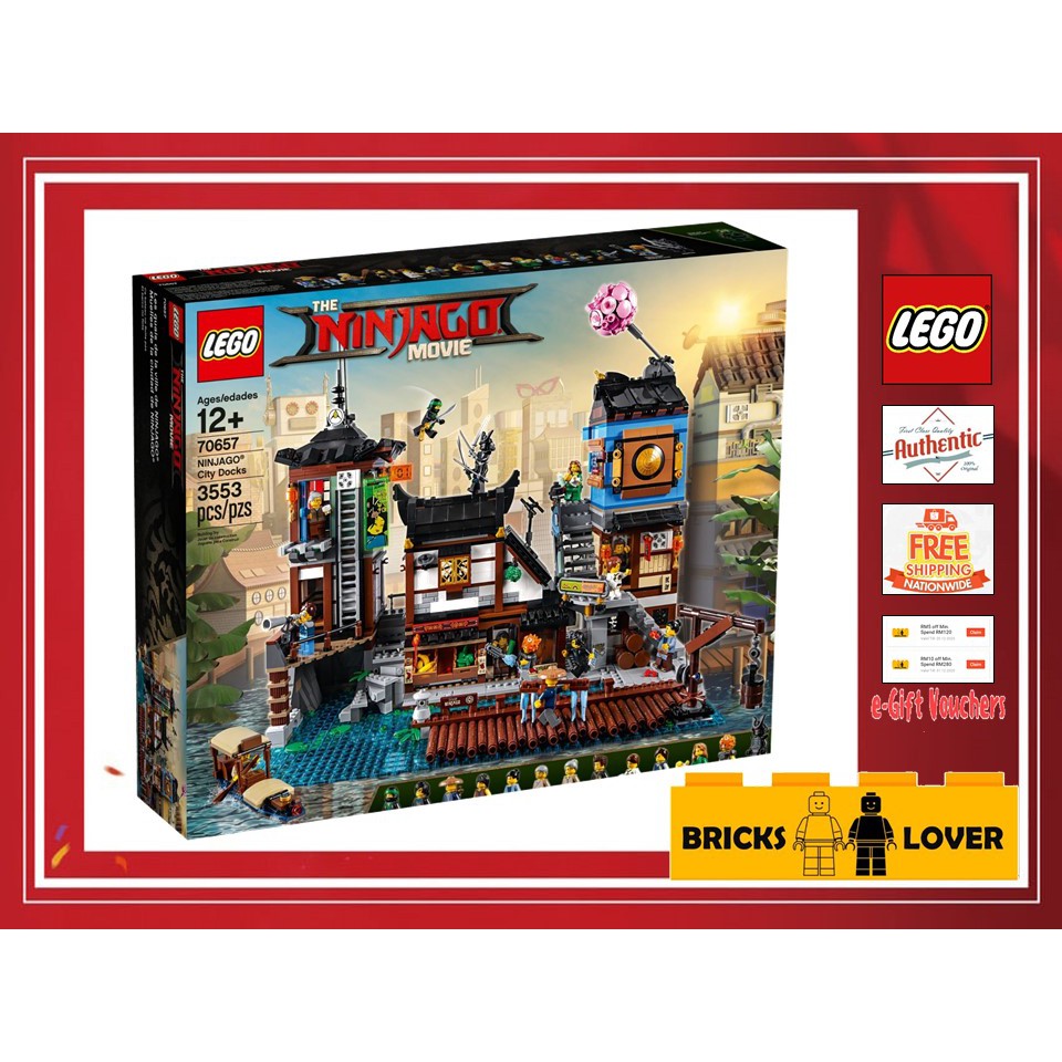 Lego 70657 {Bricks_Lover} Ninjago - Ninjago City Docks (100% Original ...