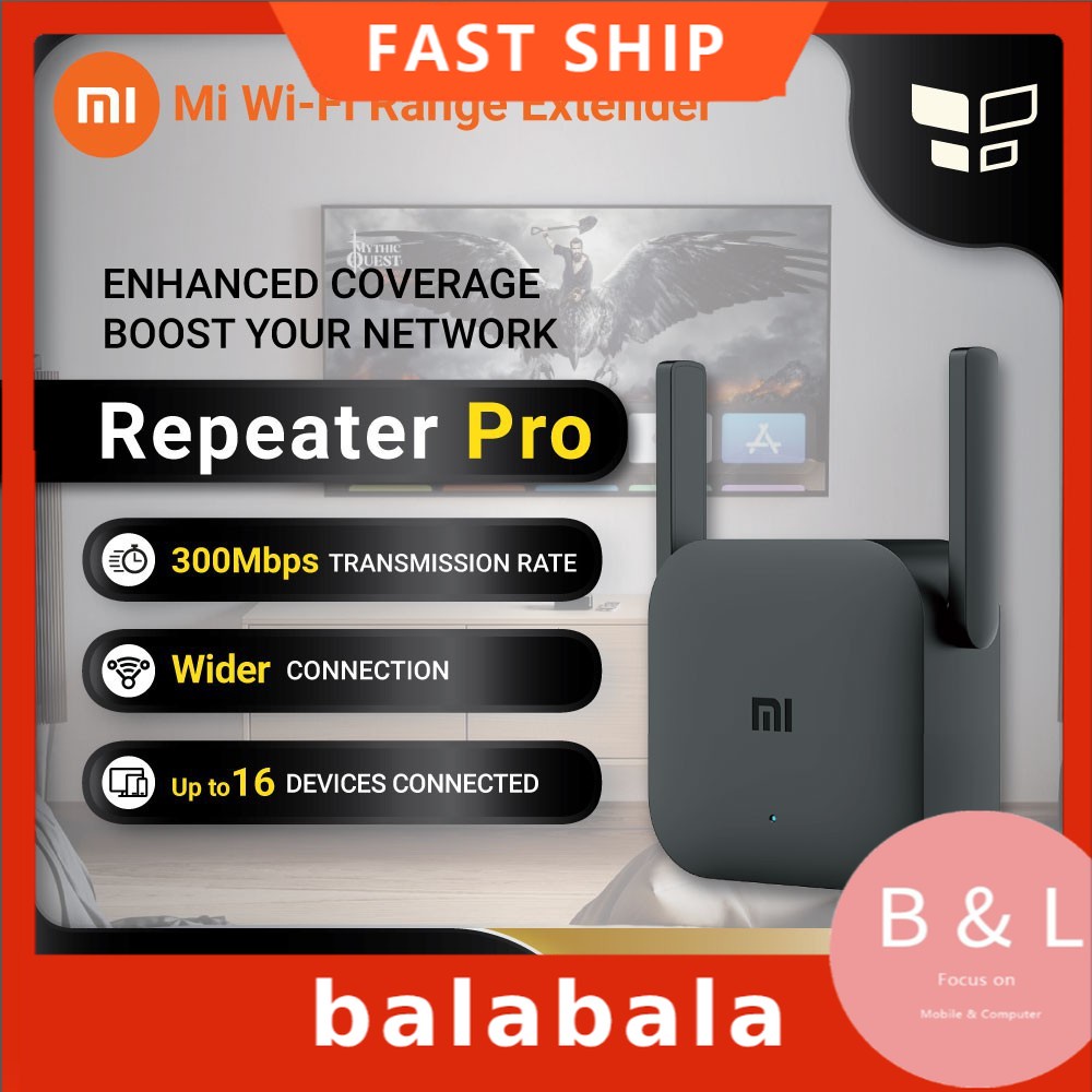 Xiaomi WiFi Amplifier Pro 300Mbps 2.4G Wireless Repeater Range Extender