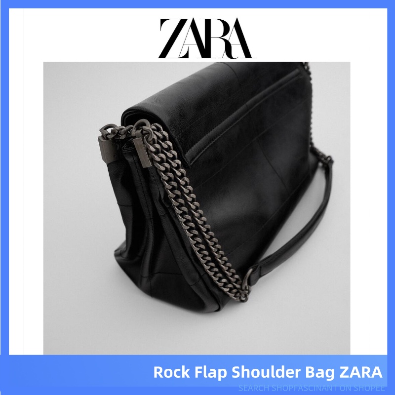 Zara Rock Flap Shoulder Bag