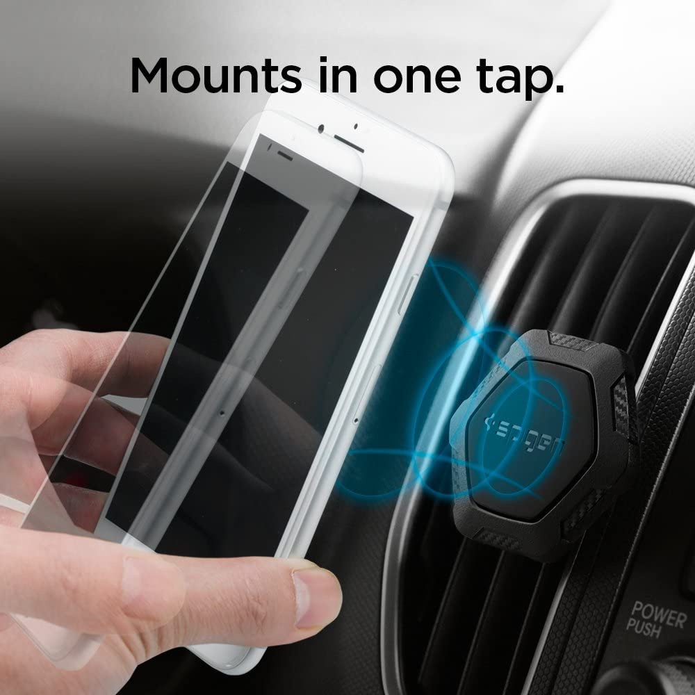 Spigen Car Holder QS11 Signature Air Vent Magnetic Universal Car Mount Phone Holder - Gambar 2