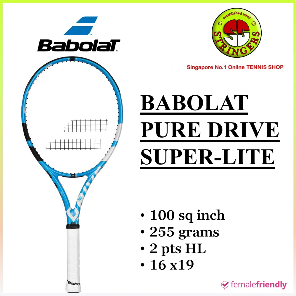 Babolat Pure Drive Superlite Tennis Racket Shopee Singapore