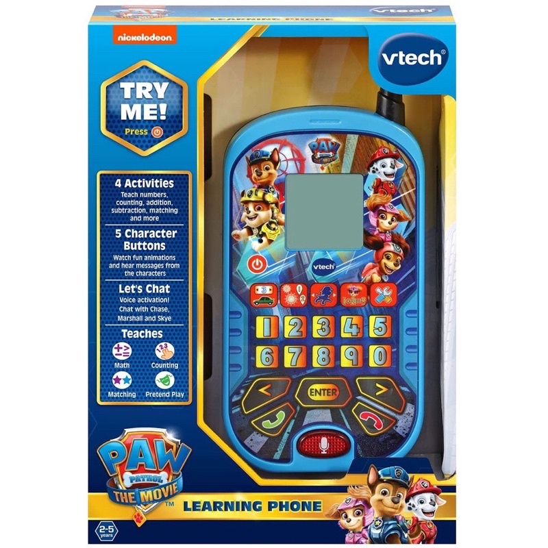VTech PAW Patrol - The Movie: Learning Phone | Shopee Singapore