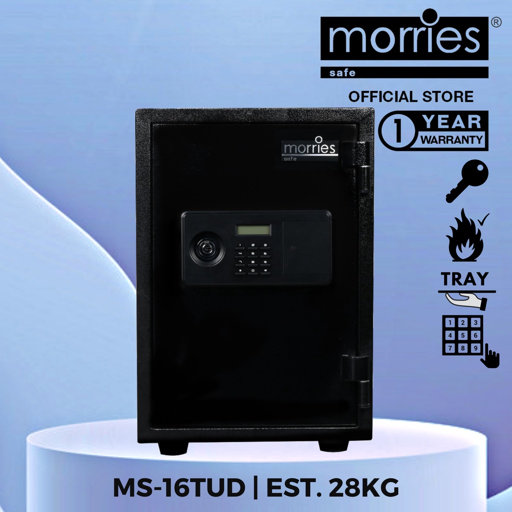 Morries MS-16TUD [MS16TUD] Digital Fire Resistant Safe Box | Shopee ...