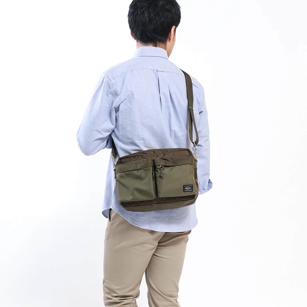 Order Porter-Yoshida Kaban Force Shoulder Pouch grün Bags & Wallets from  solebox