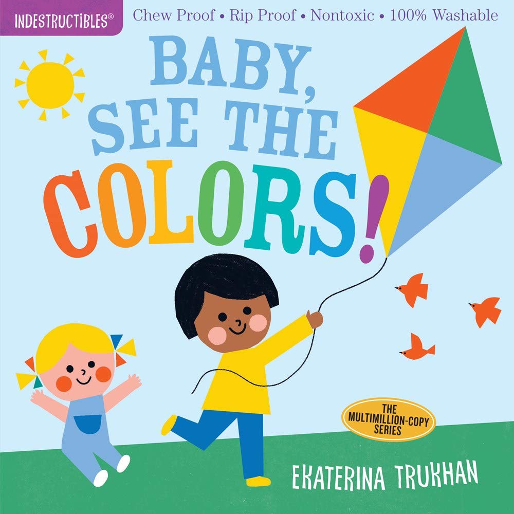 ️Original ️Baby Indestructible book Baby, see the colours