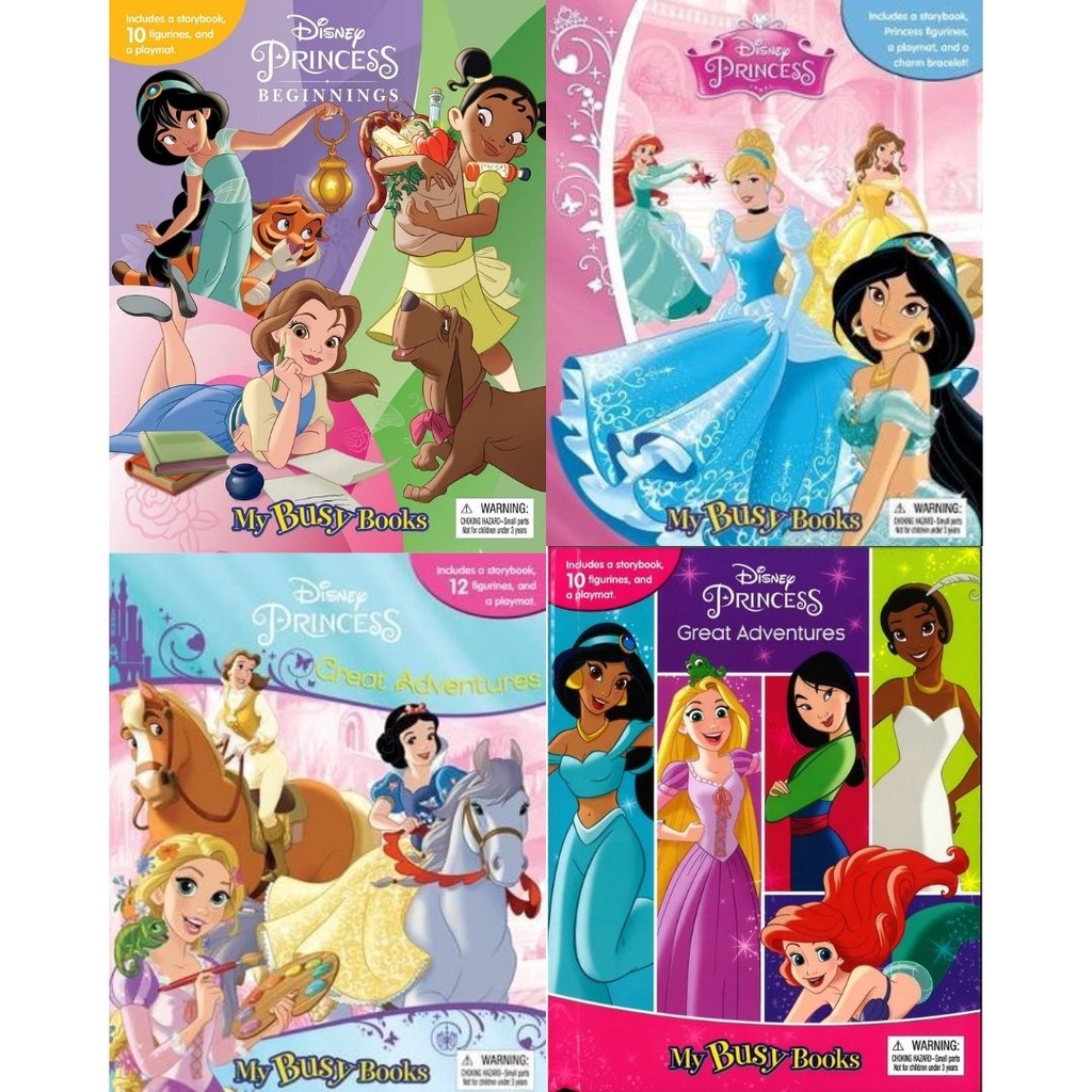 My Busy Book : Disney Princess/ Beginnings/Great Adventures | Shopee ...