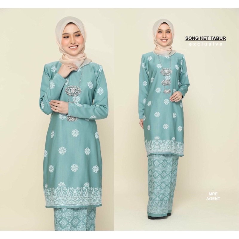 Kurung SONGKET PLUS SIZE SONGKET PRINTED PATTERN BAJU KURUNG SIMPLE ...