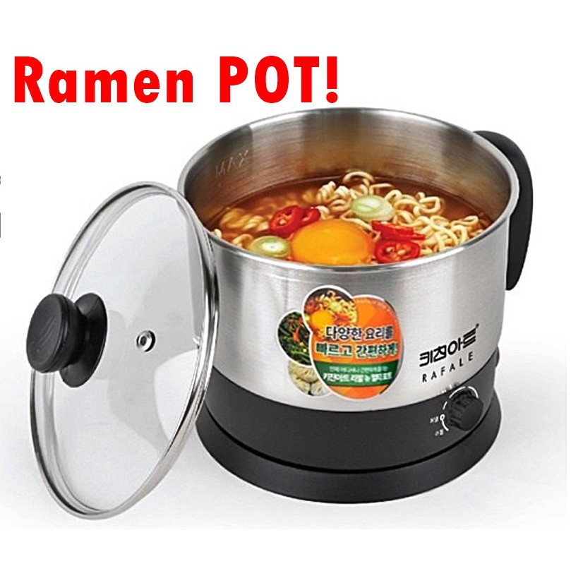 Korean Ramen Noodle Electric Pot 1.2L, Ready Stock, from Korea Shopee Singapore